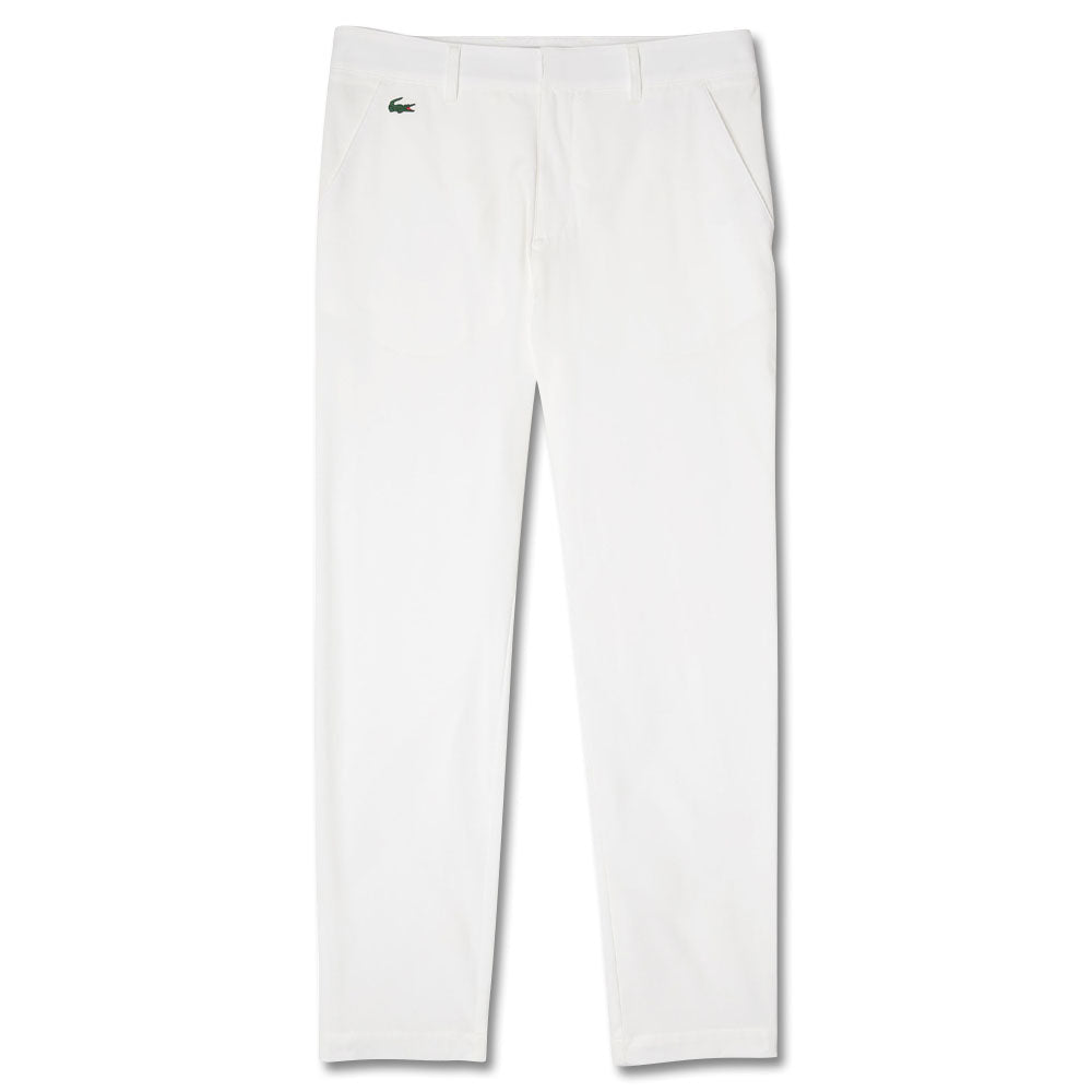 Lacoste Sport Stretch Taffeta Chinos Golf Pants Off White SS23