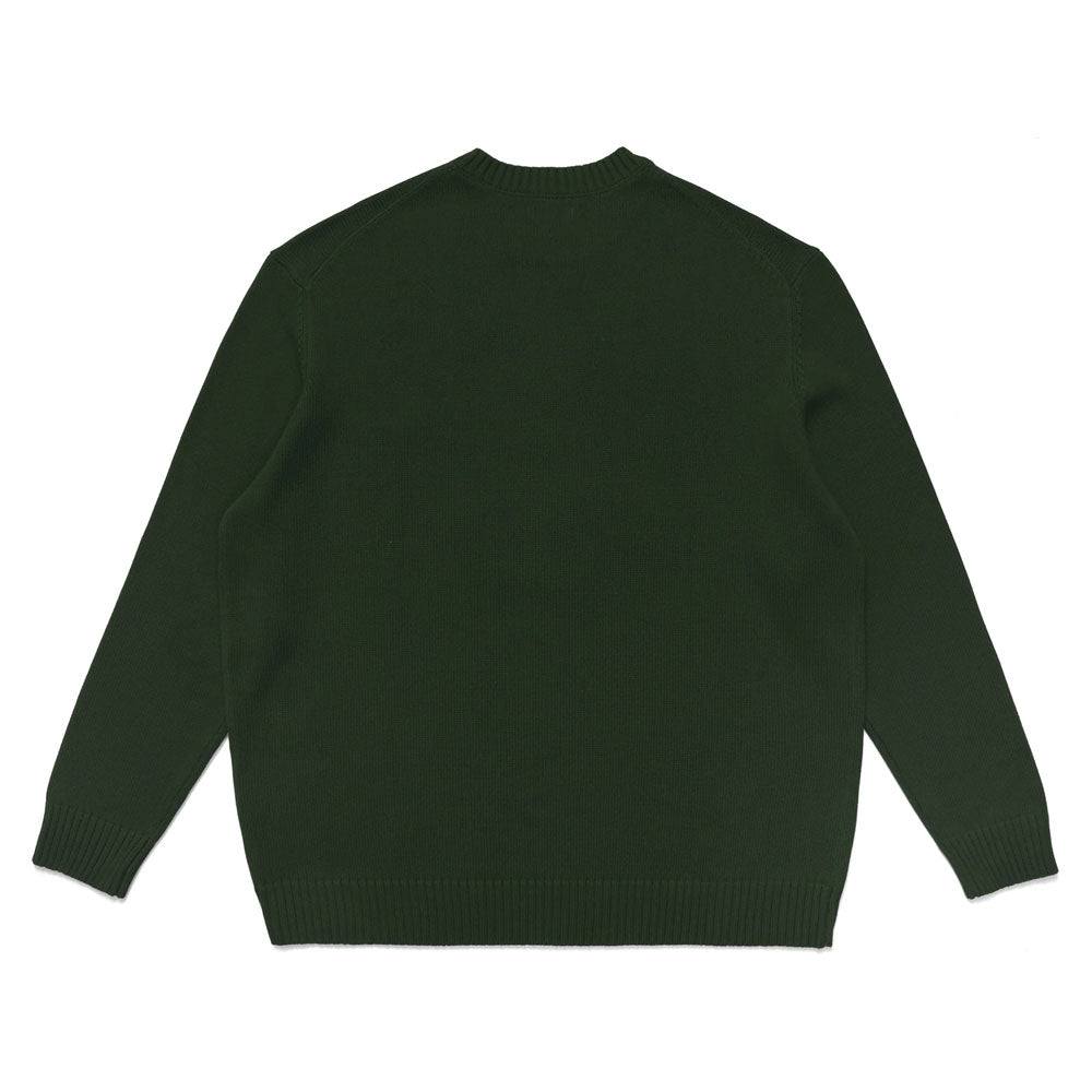 Malbon Buckets Intarsia Knit Golf Sweater 2023