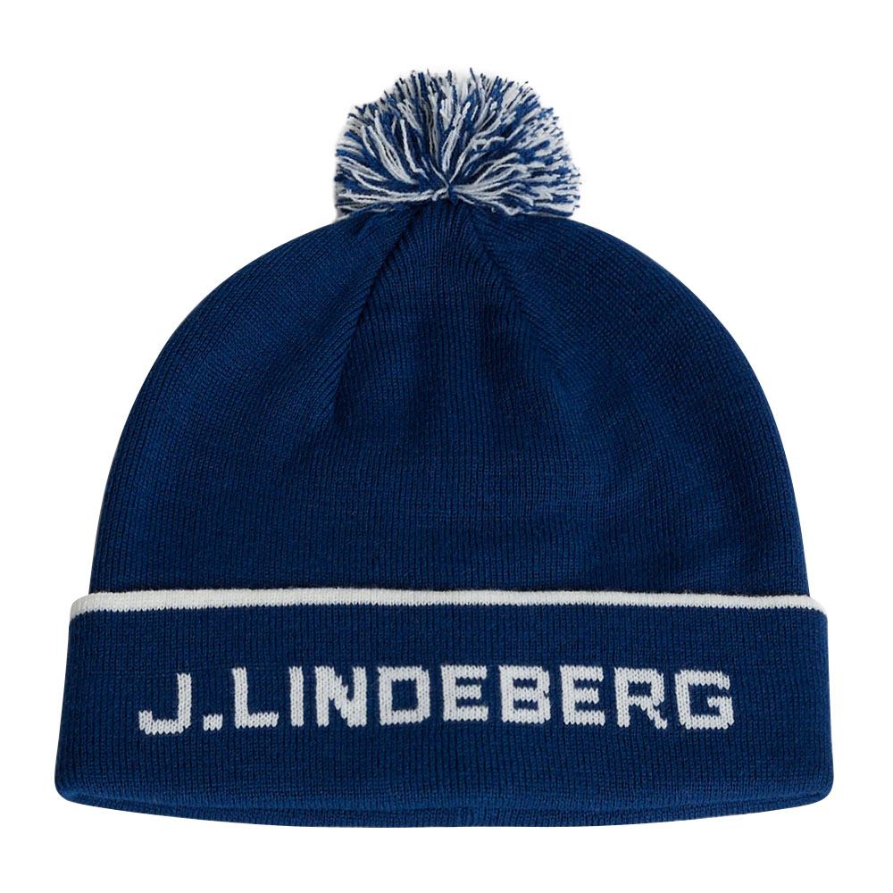 J.Lindeberg Stripe Golf Beanie Esate Blue - FW23 Men – Golfio