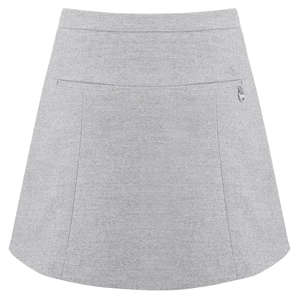 Fairliar High-Waist A-line Fleece Golf Skirt 2024 Women