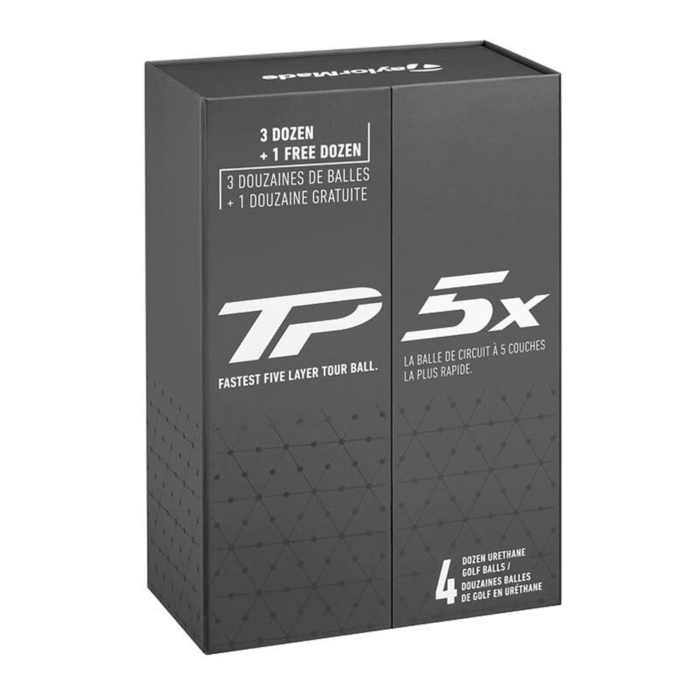 TaylorMade TP5x Golf Balls Athlete Box (Buy 3 and get 1 free) 2024