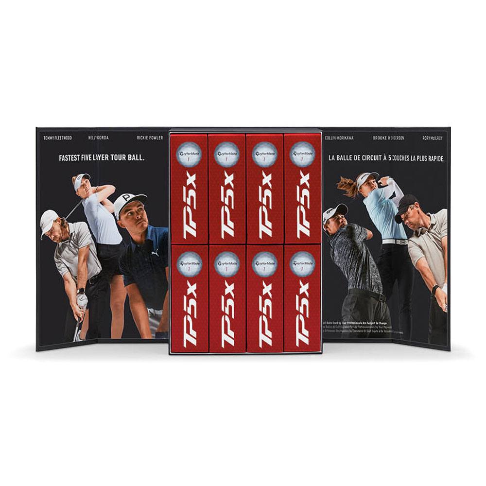TaylorMade TP5x Golf Balls Athlete Box (Buy 3 and get 1 free) 2024