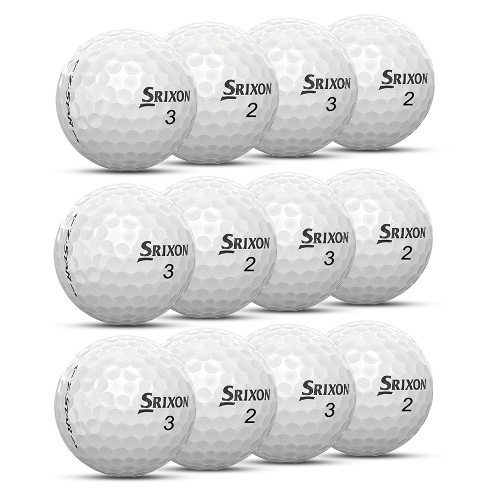 Srixon Z-STAR ホワイト 4スリーブ12個入り　2セット Srixon Z Star Golf Balls (Bulk - 4 Dozen) – Golfio