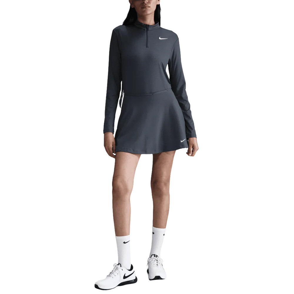knee length dresses for ladies Nike Tour Women's Dri-Fit UV Protection Long-Sleeve Golf Polo main image 1