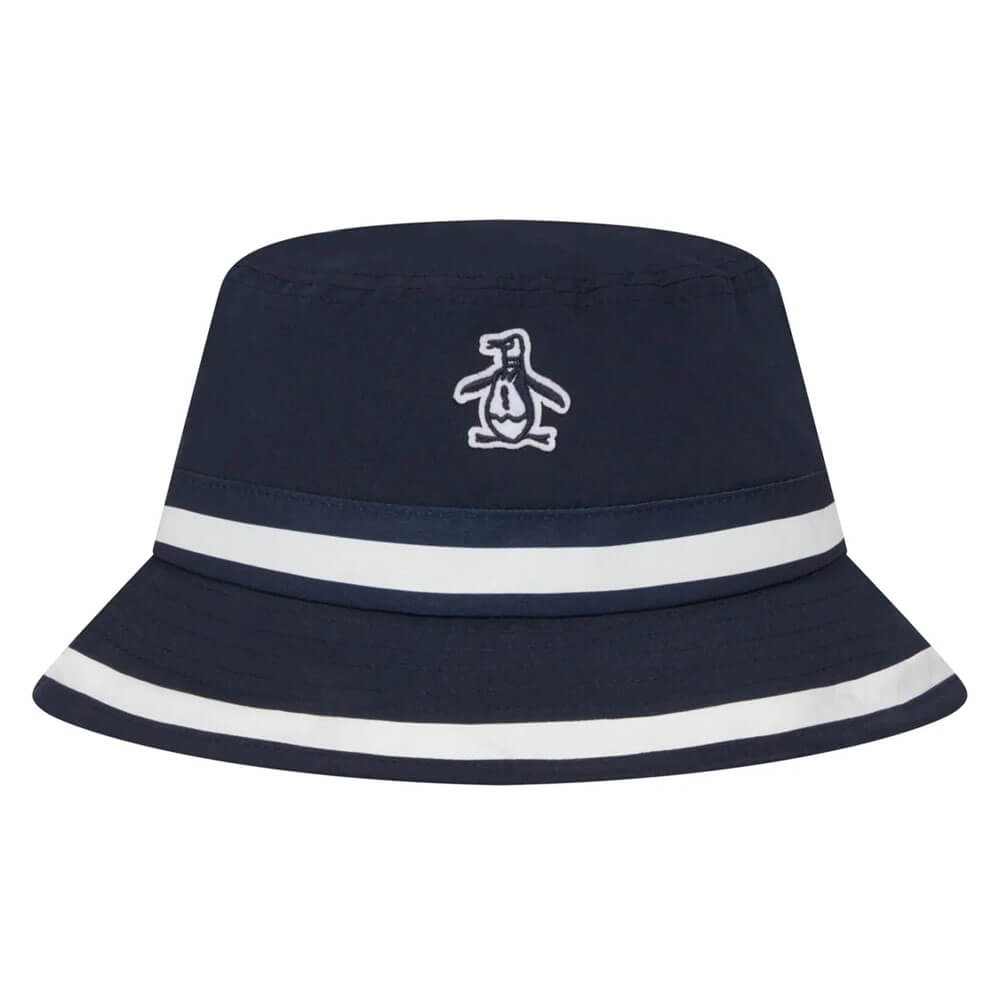 Original Penguin Palm Spring Earl Golf Bucket Hat Black Iris