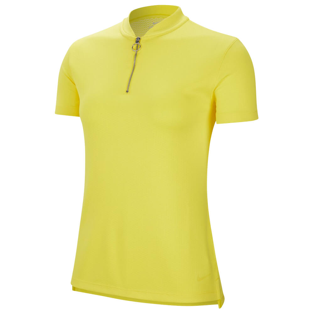 nike yellow golf polo shirt