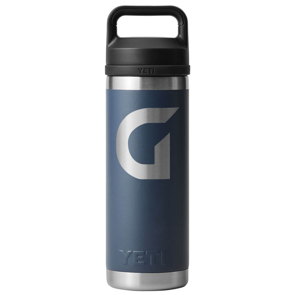 YETI Rambler 18 oz Water Bottle with Chug Cap (with 'G' logo) – Golfio