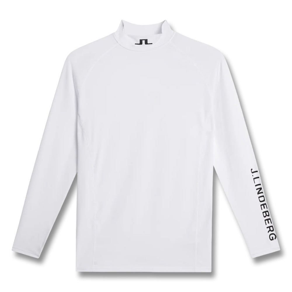 J.Lindeberg Aello Soft Compression Golf Baselayer White - SS25 Men
