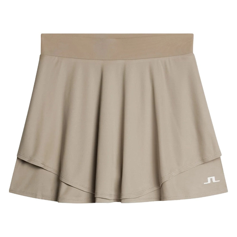 J.Lindeberg Milly Golf Skirt Vintage Khaki - SH25 Women – Golfio