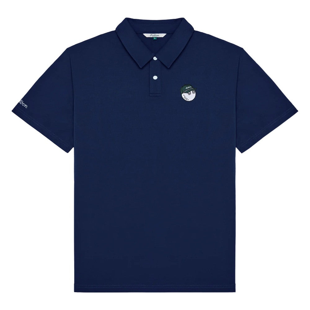Malbon Fairway Baldwin Golf Polo Navy - 25 Men – Golfio