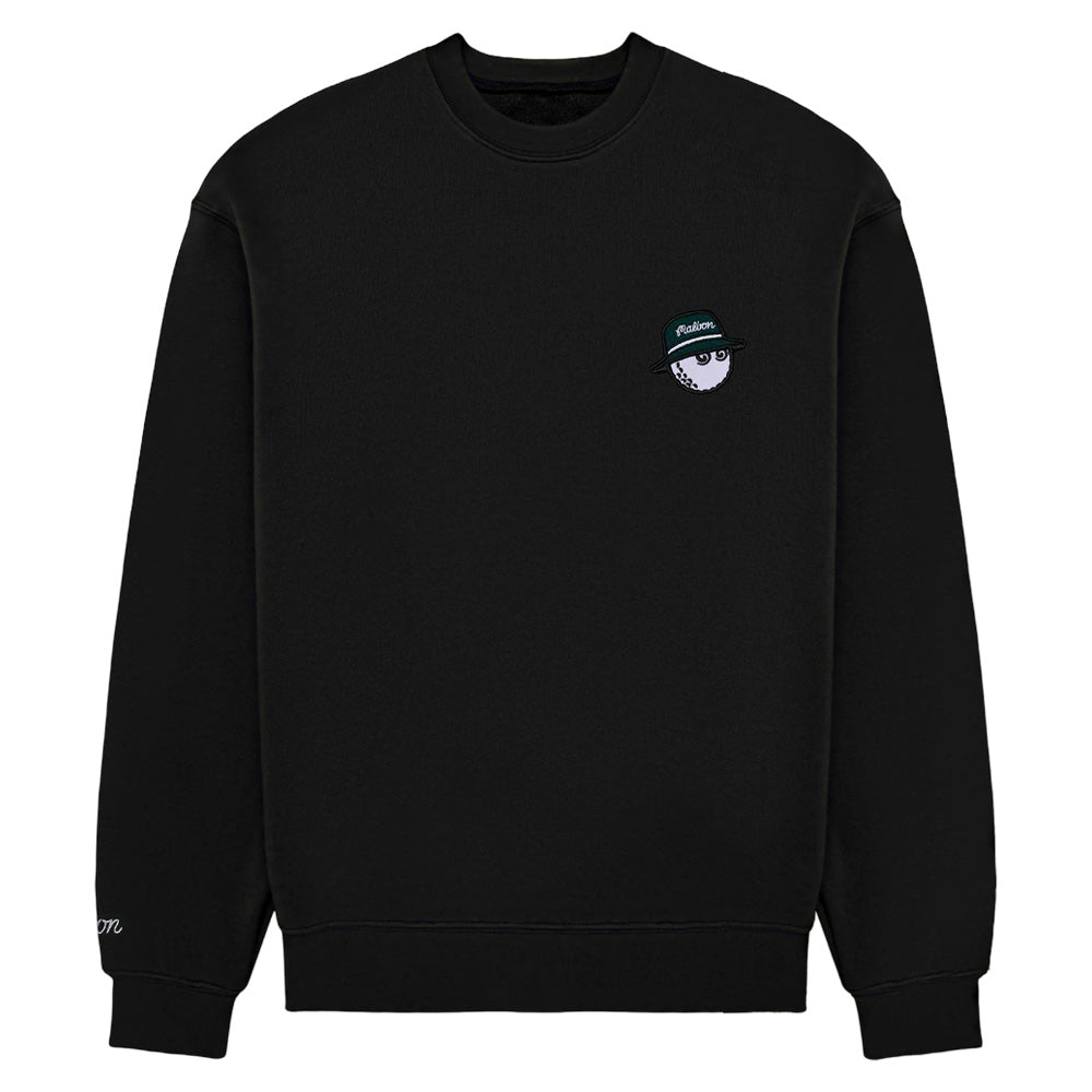 Malbon Range Cooper Golf Sweatshirt Black - 25 Men – Golfio