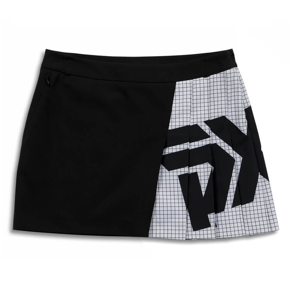 PXG Big Logo Pleated Golf Skirt Black - SS25 Women – Golfio