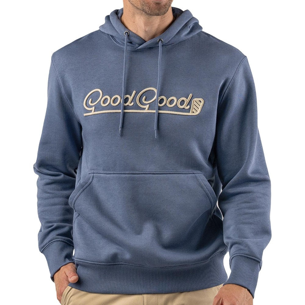 GoodGood Golf Fleece Golf Hoodie Indigo Mountain - FA25 Men – Golfio