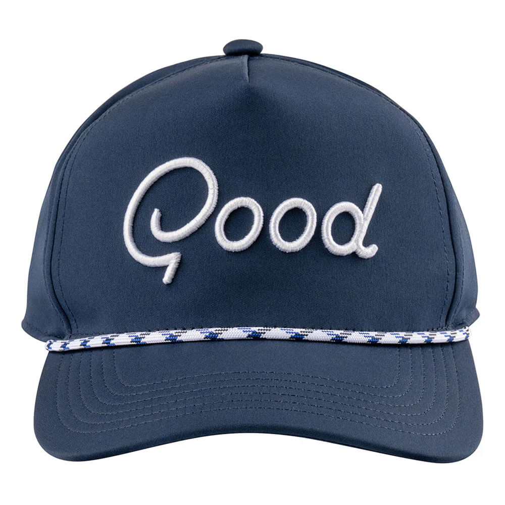 GoodGood Golf Blue Course Rope Golf Cap Navy/White FA25 Men – Golfio