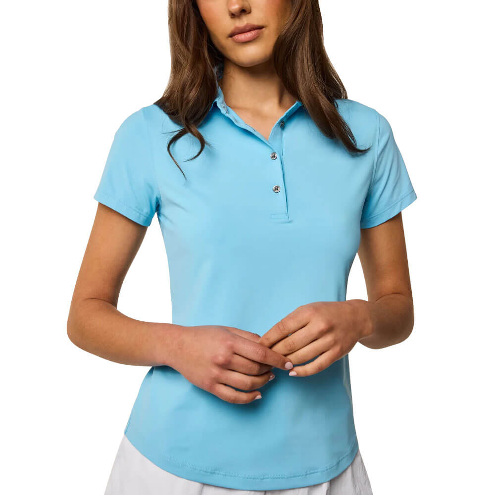 Greyson Scarlett Classic Crowley Collar Shortsleeve Golf Polo