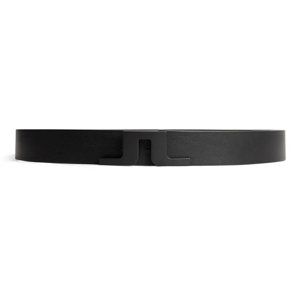 J.LINDEBERG レザーベルト ゴルフ ブラック イタリア製 男女兼用 J.Lindeberg Bridger Golf Belt Black - FW25 Men – Golfio