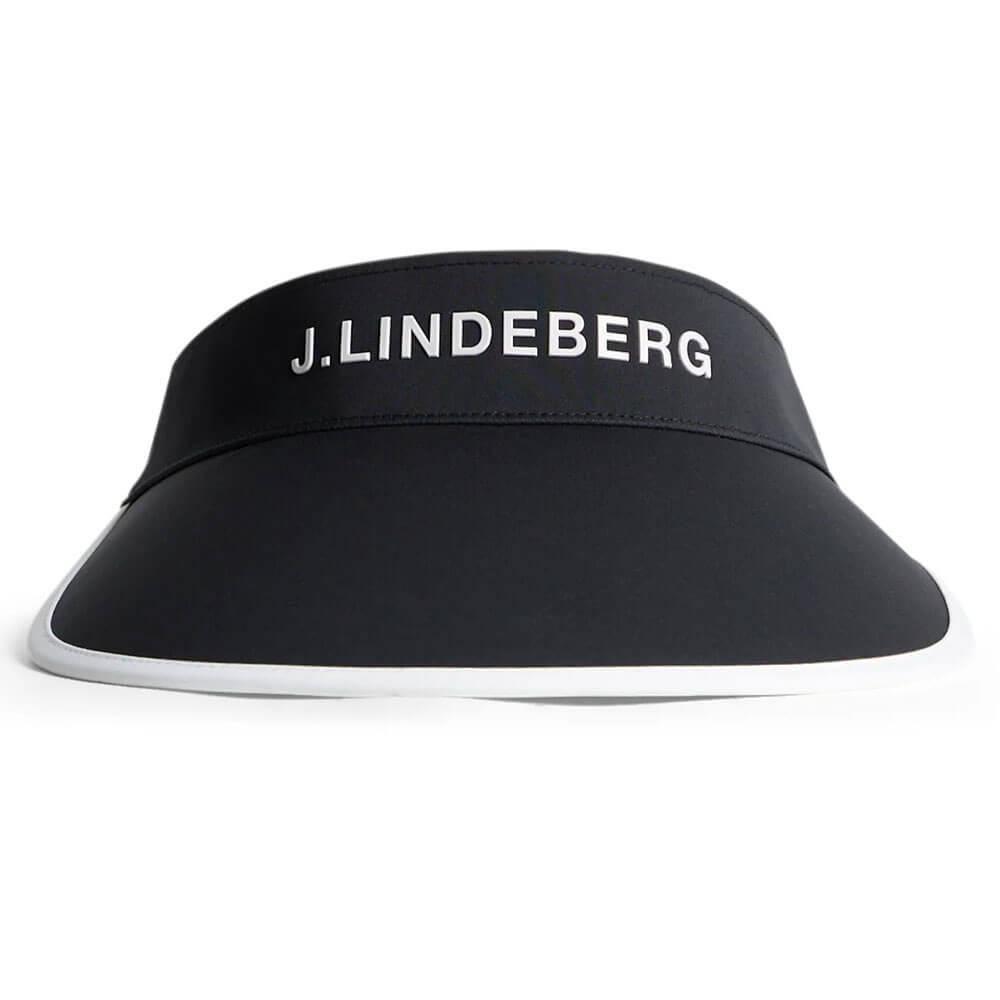 J.Lindeberg Alba Big Golf Visor Black - FW25 Women – Golfio
