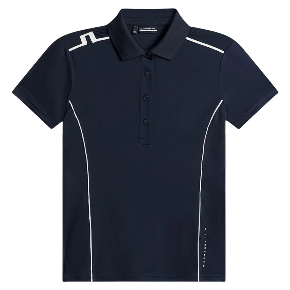 J.Lindeberg Leyla Golf Polo JL Navy - FW25 Women – Golfio
