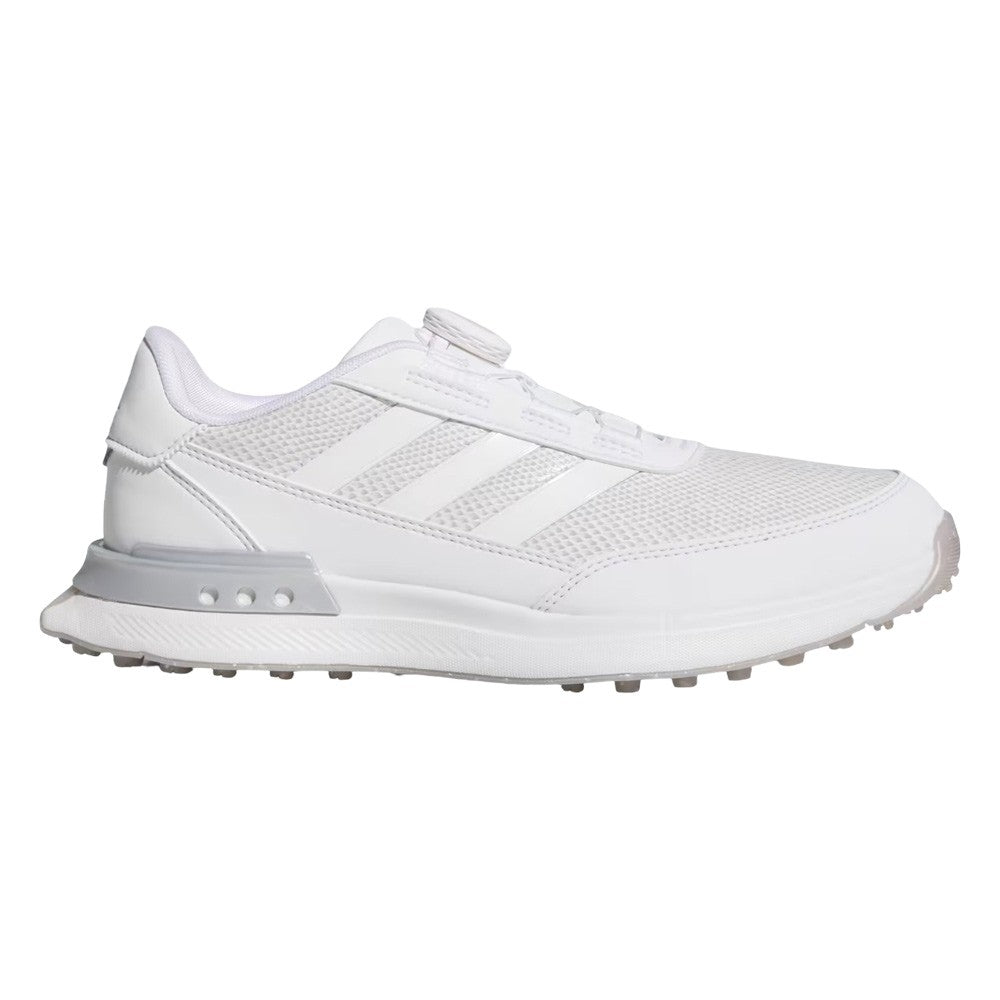 adidas Women's S2G 25 BOA Spikeless Golf Shoes, Size 6.5, White/White/Silver