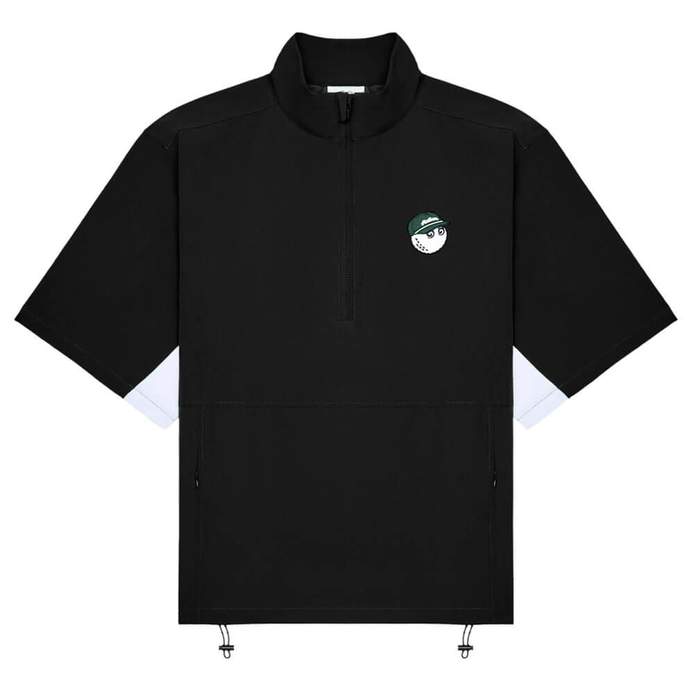 Malbon Pine Golf Windshirt Black - 25 Men – Golfio