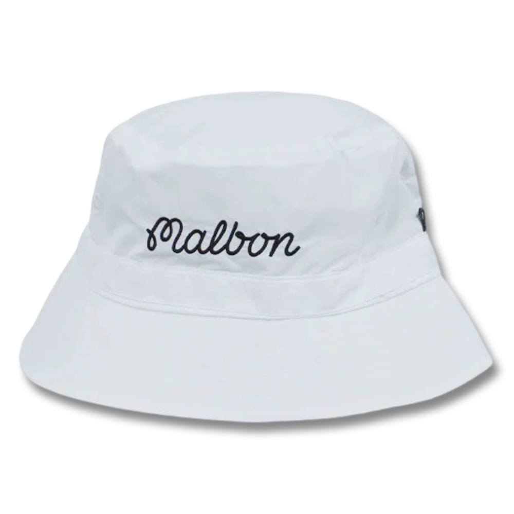 Malbon Evergreen Golf Bucket Hat White - FW25 Men – Golfio
