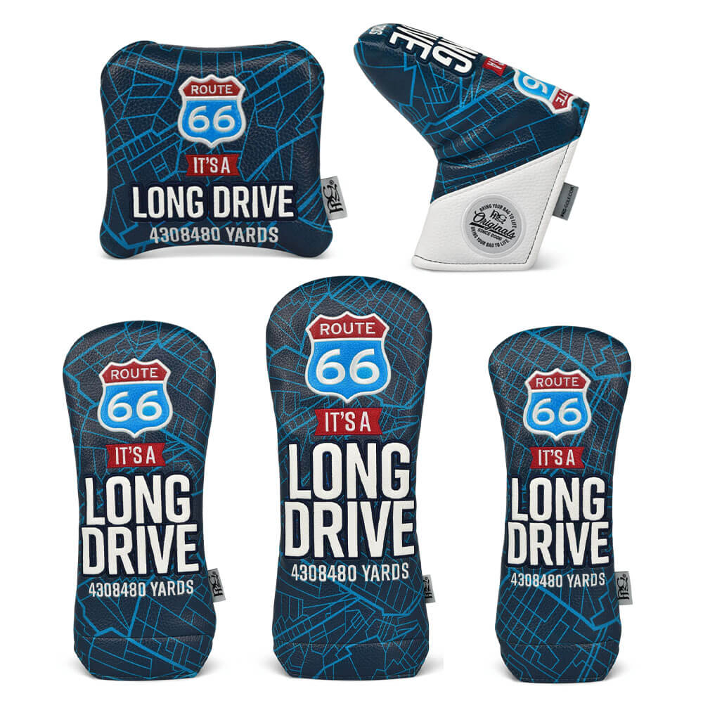Vintage Route 66 Golf Club Headcover