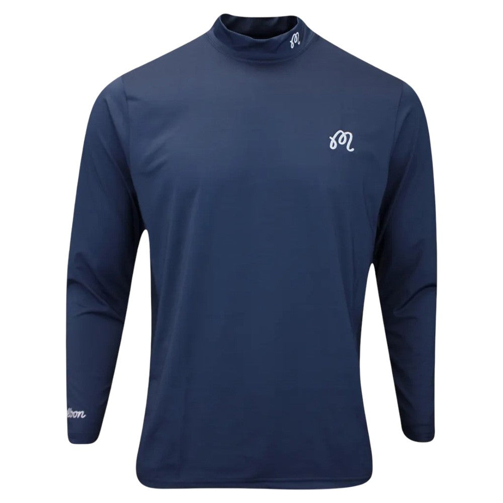 WIND AND SEA x Malbon Golf モックネック 長袖シャツ Malbon x Wind and Sea
