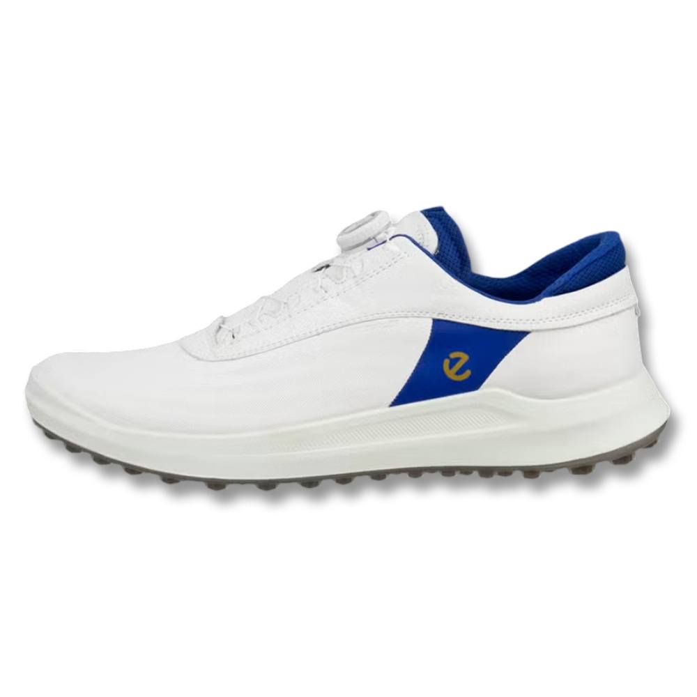 ECCO Core BOA Spikeless Golf Shoes White/Virtual - 25 Men – Golfio ECCO Core BOA Spikeless Golf Shoes White/Virtual - 25 Men – Golfio