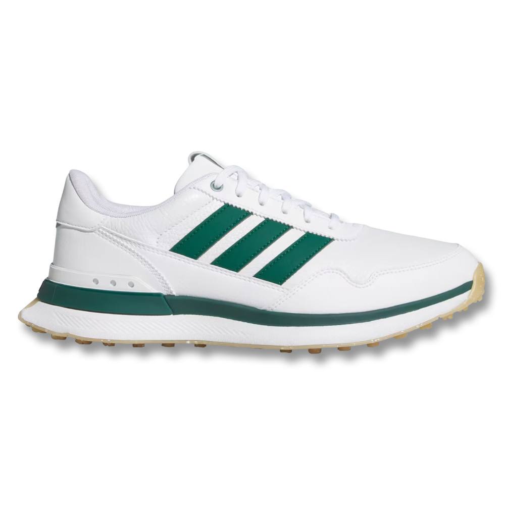 Adidas S2G 26 Leather Spikeless Golf Shoes Cloud White/Collegiate