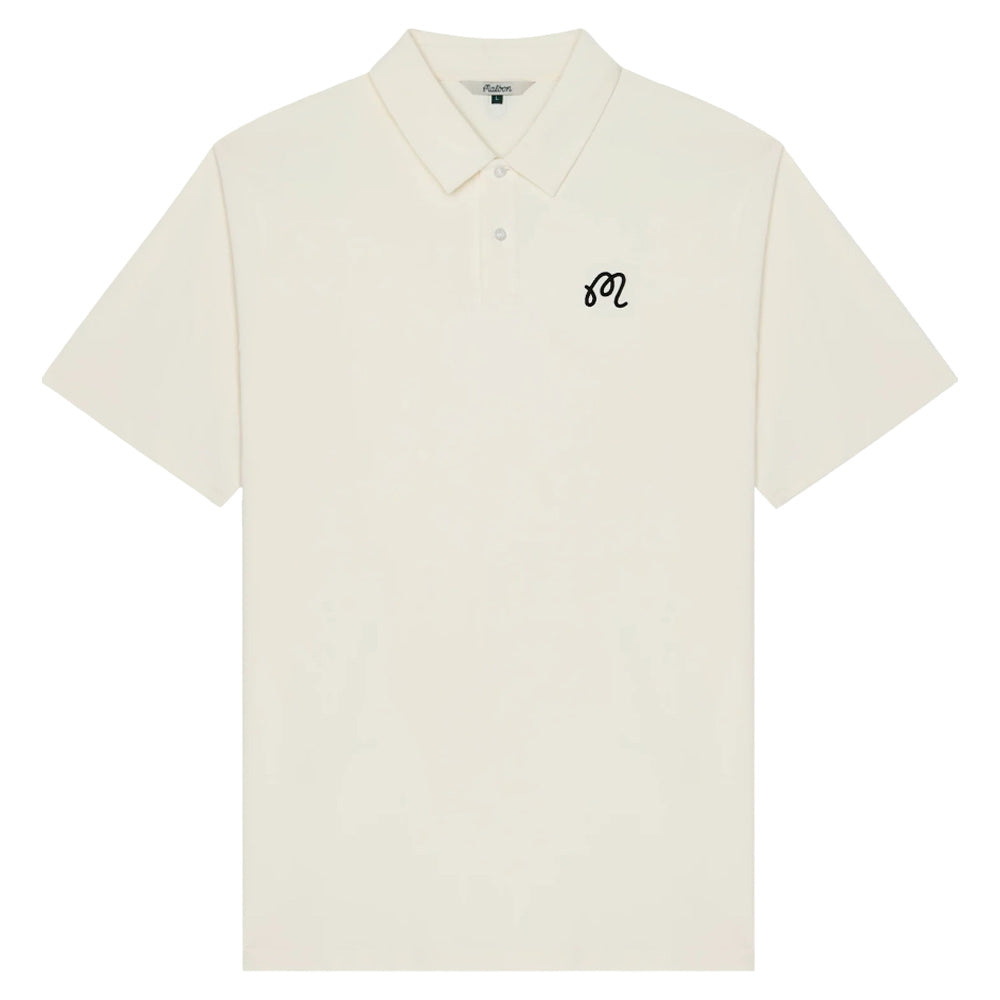Malbon Fairway Golf Polo Ivory - SS26 Men – Golfio