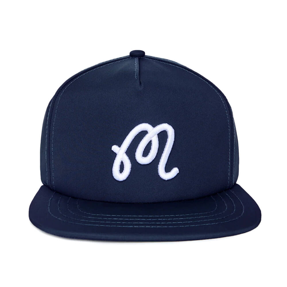 Malbon M Snapback Golf Cap Navy - 25 Men – Golfio