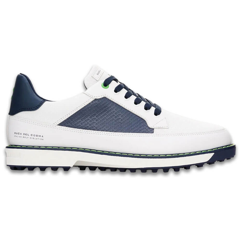 Duca Del Cosma Golf Davinci Leggero Spikeless Golf Shoes White