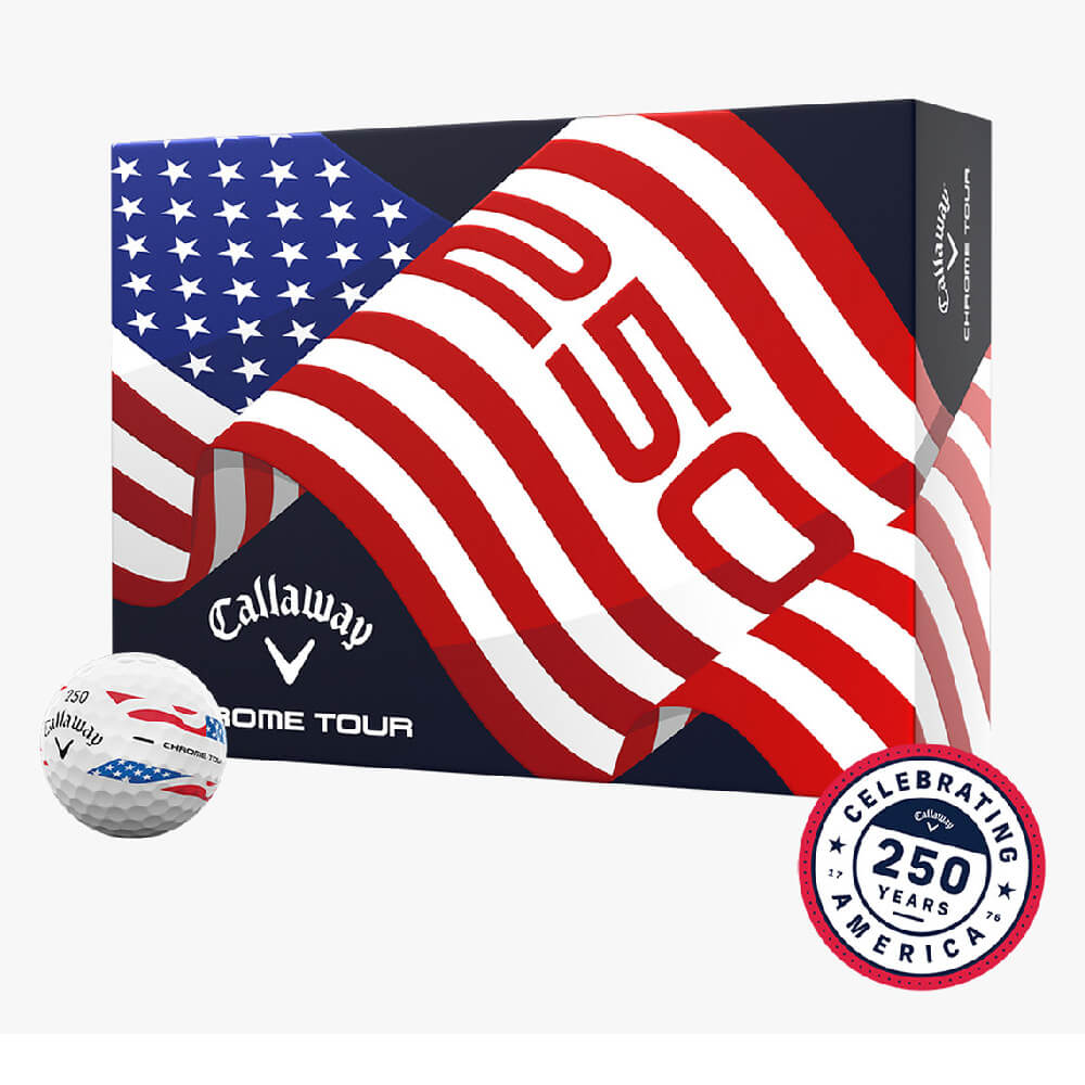 Callaway Chrome Tour USA Stripe Limited Golf Balls – Golfio