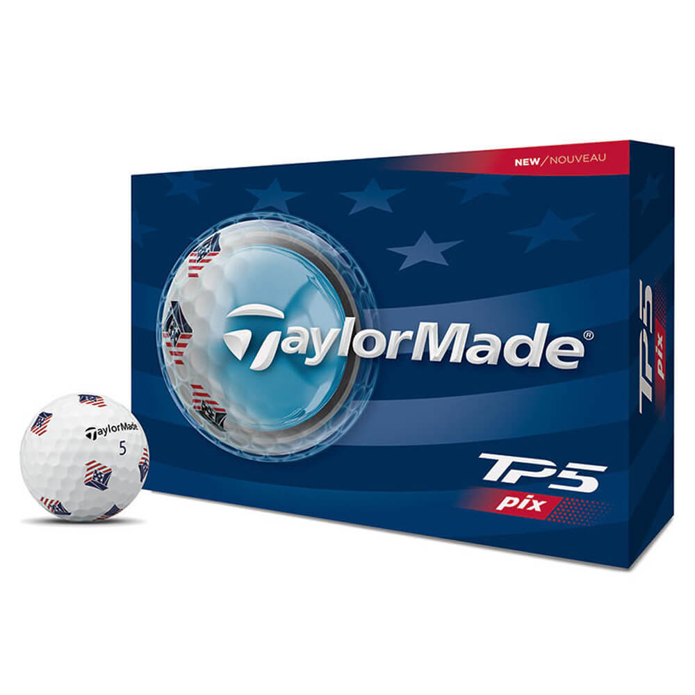TaylorMade TP5 Pix USA Golf Balls – Golfio