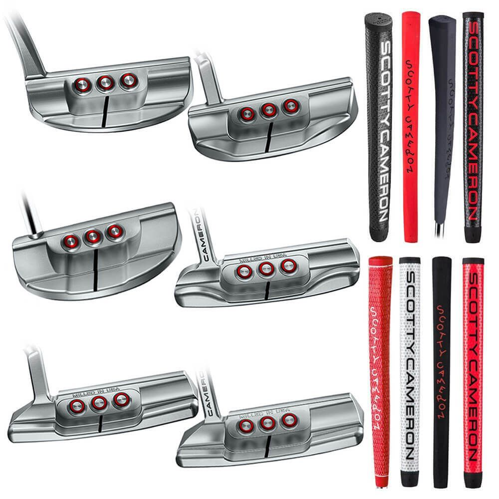 Poignée Custom Shop Pour Putter Titleist Scotty Cameron - Noir Et Rouge - Occasion