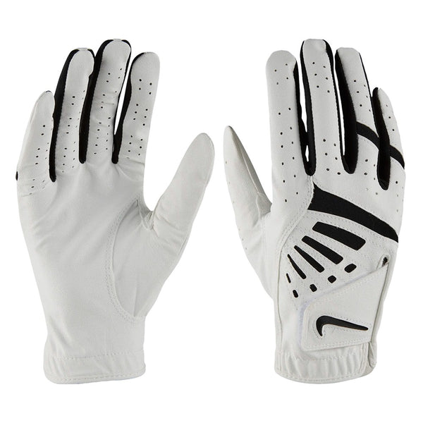 Nike Dura Feel 9 Golf Glove Pearl White/Black/Black - 20 Boys