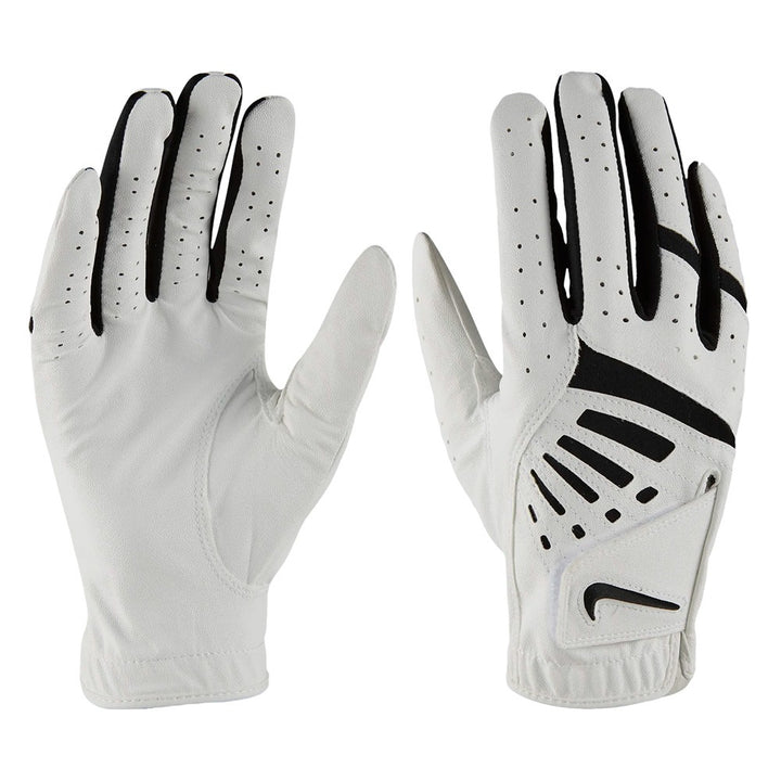 Nike Dura Feel 9 Golf Glove Pearl White/Black/Black - 20 Boys
