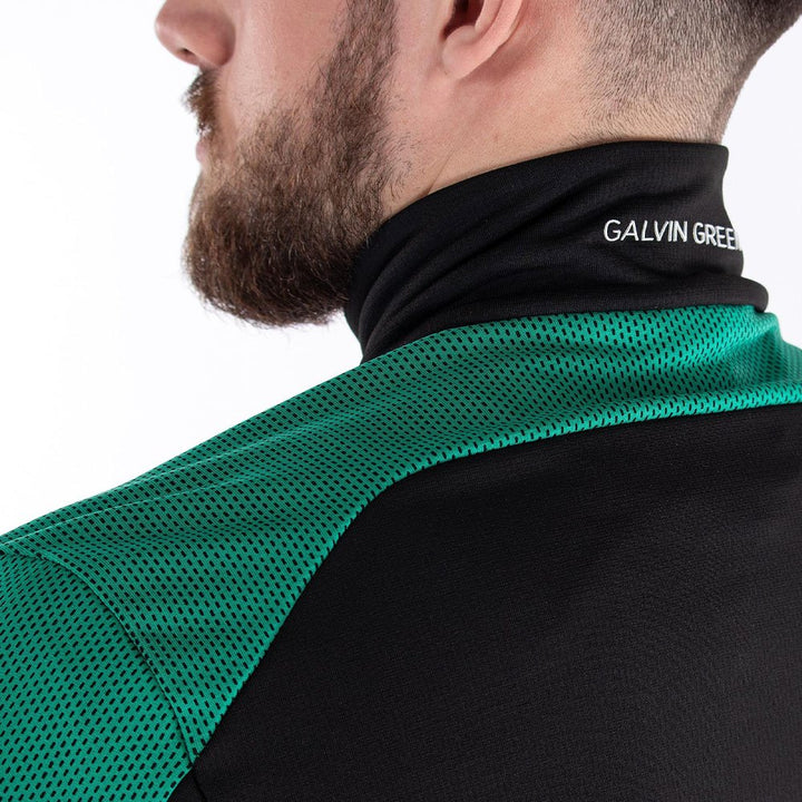 Galvin Green Dwight Golf Pullover Surf Black/Green/White - FW22 Men