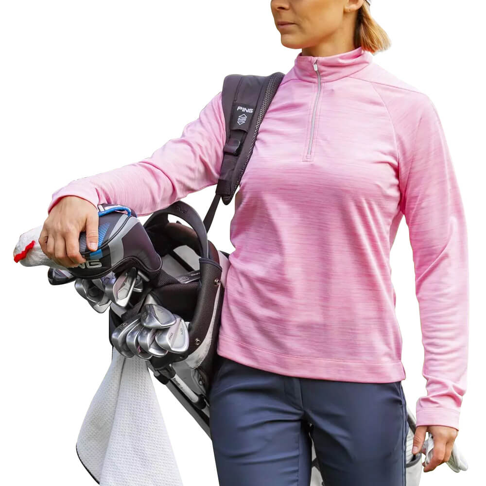 Galvin Green Dina Golf Pullover Blush Pink - FW20 Women