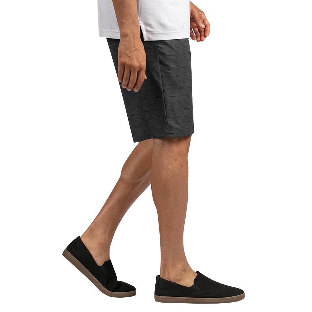 TravisMathew Connected Golf Shorts Gray Pinstripe - SS21 Men