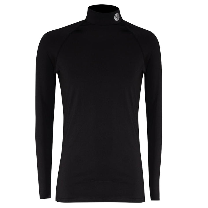 SParms Sun Protect+ Winter Full Body Warm High Neck Golf Mock Black - FW20 Men