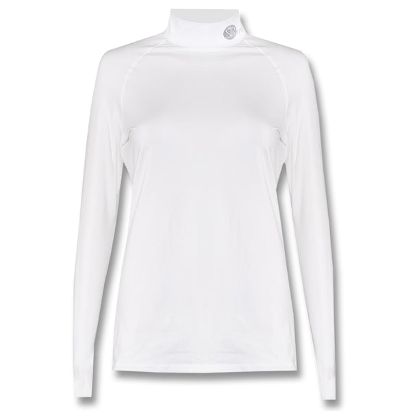 SParms Sun Protect+ Winter Full Body Warm High Neck Golf Mock White - FW20 Women