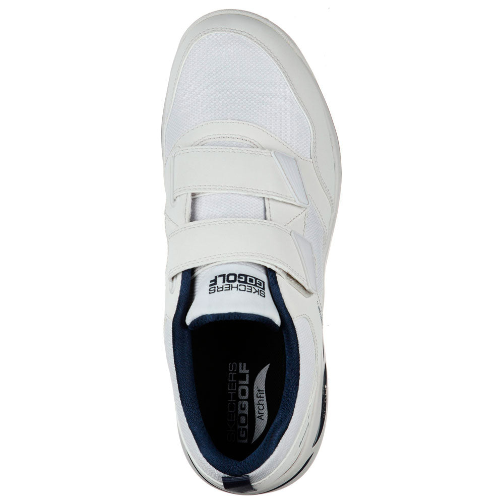 Skechers Go Golf Arch Fit - Front Nine Spikeless Golf Shoes White/Navy - SP21 Men