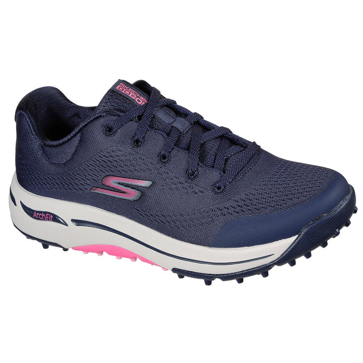 Skechers Go Golf Arch Fit - Balance Spikeless Golf Shoes Navy/Pink - SP21 Women