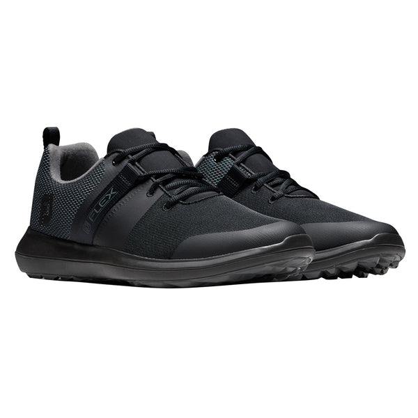 FootJoy FJ Flex Spikeless Golf Shoes Previous Season Style Black - 21 Men