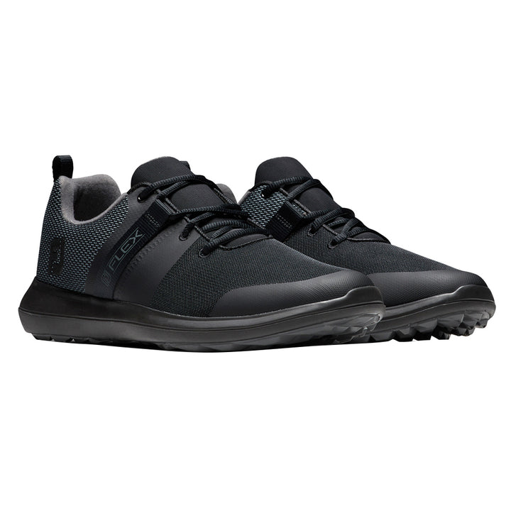 FootJoy FJ Flex Spikeless Golf Shoes Previous Season Style Black - 21 Men