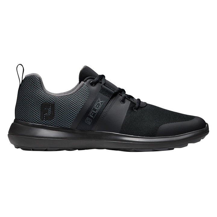 FootJoy FJ Flex Spikeless Golf Shoes Previous Season Style Black - 21 Men