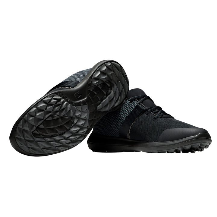 FootJoy FJ Flex Spikeless Golf Shoes Previous Season Style Black - 21 Men