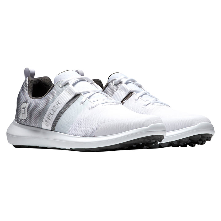 FootJoy FJ Flex Spikeless Golf Shoes Previous Season Style White - 21 Men