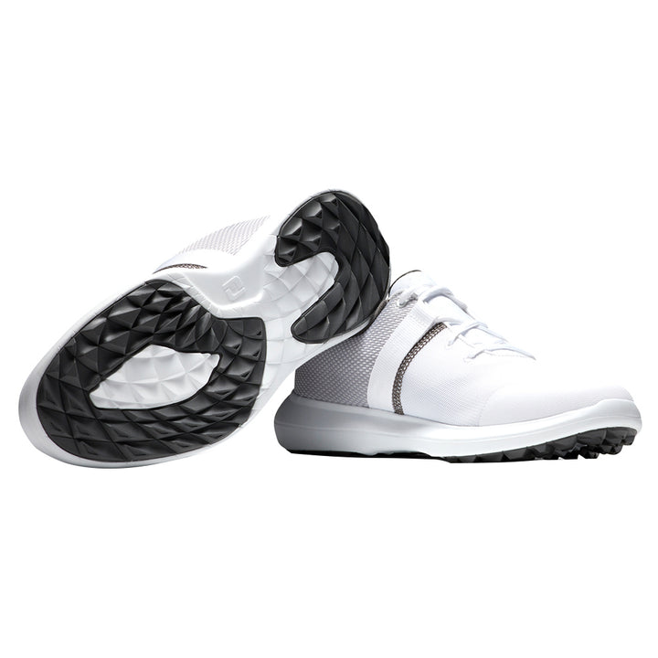 FootJoy FJ Flex Spikeless Golf Shoes Previous Season Style White - 21 Men